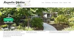 Desktop Screenshot of magnoliagardensalf.com